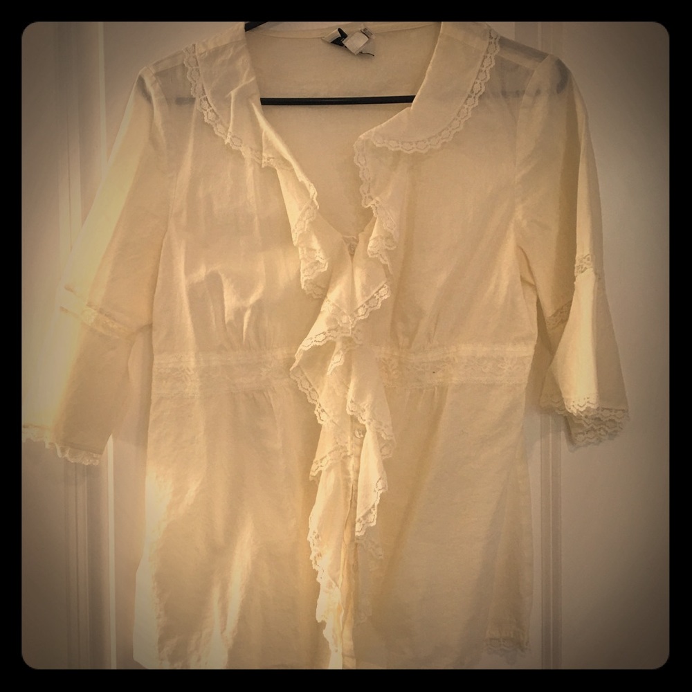 Beautiful Ann Taylor LOFT Button Up | Size 8
